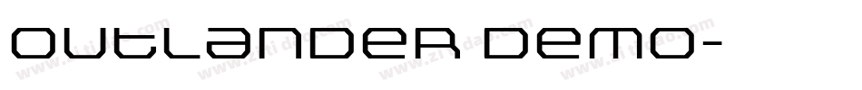 Outlander Demo字体转换